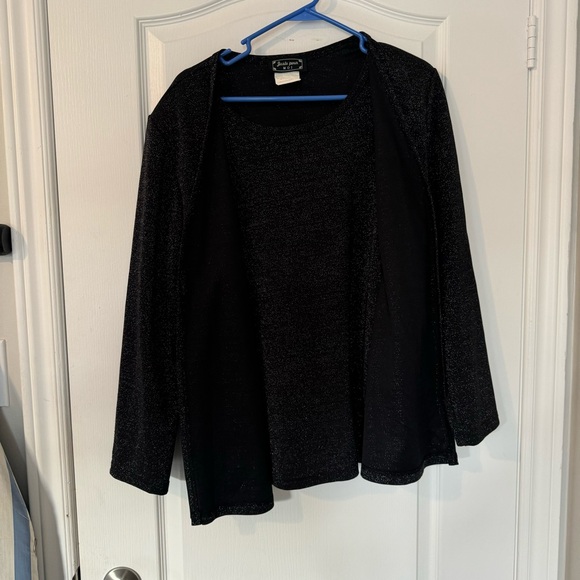 Vintage 90's Juste Pour Moi one piece top Fits Size 2x glitter - Picture 9 of 12